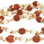 रुद्राक्ष क्रिस्टल माला Rudraksha Crystal mala