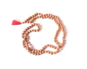 Rudraksha Mala रुद्राक्ष माला 5 मुखी  Rudraksha mala for Neck And Chant - Image 3