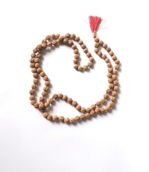Rudraksha Mala रुद्राक्ष माला 5 मुखी  Rudraksha mala for Neck And Chant - Image 4
