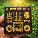 vyapar vriddhi yantra व्यापार वृद्धि यंत्र काला हकीक के पत्थर पर