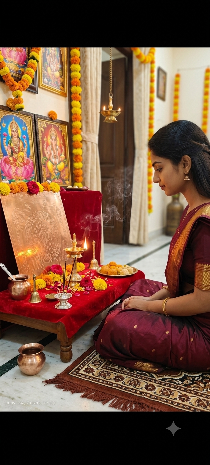 Big Copper Shri Yantra Mahalakshmi Sidhdhi - Image 2